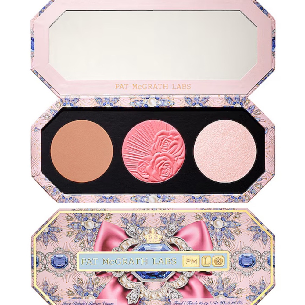 Pat McGrath Divine Blush + Bronze + Glow Trio FLEUREVER NUDE 🪞 NEW - Picture 3 of 7